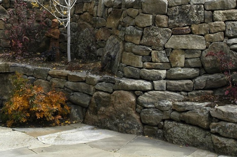 Dry Stack Walls And Patio